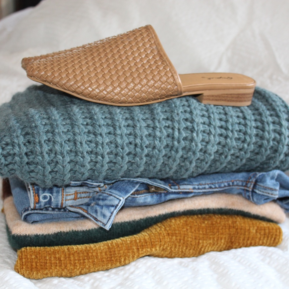 🚨LAST PAIR//The Clementine// Chestnut woven Flat - Picture 5 of 7